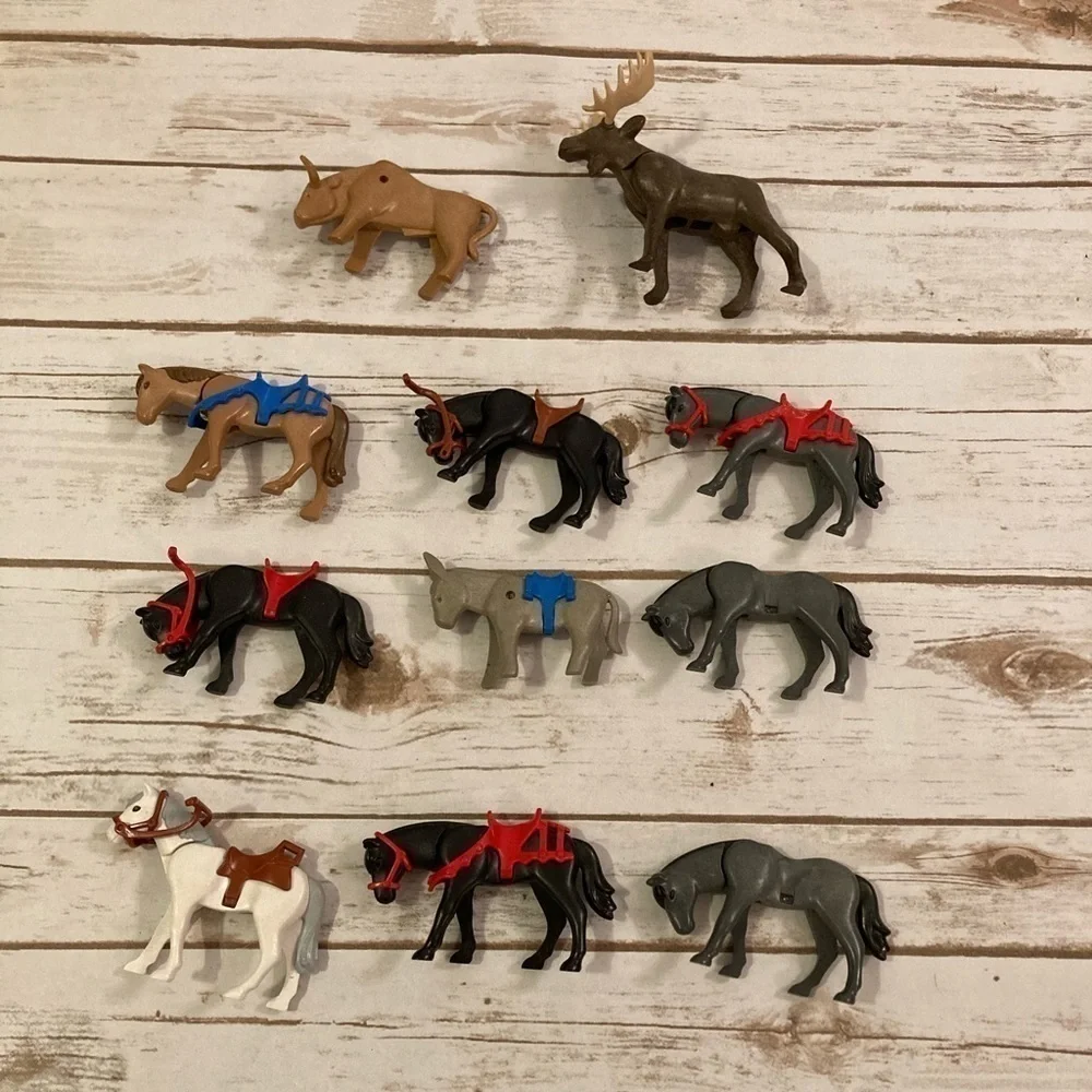 Vintage Playmobil Characters and Accessories Lot 203+ Pieces